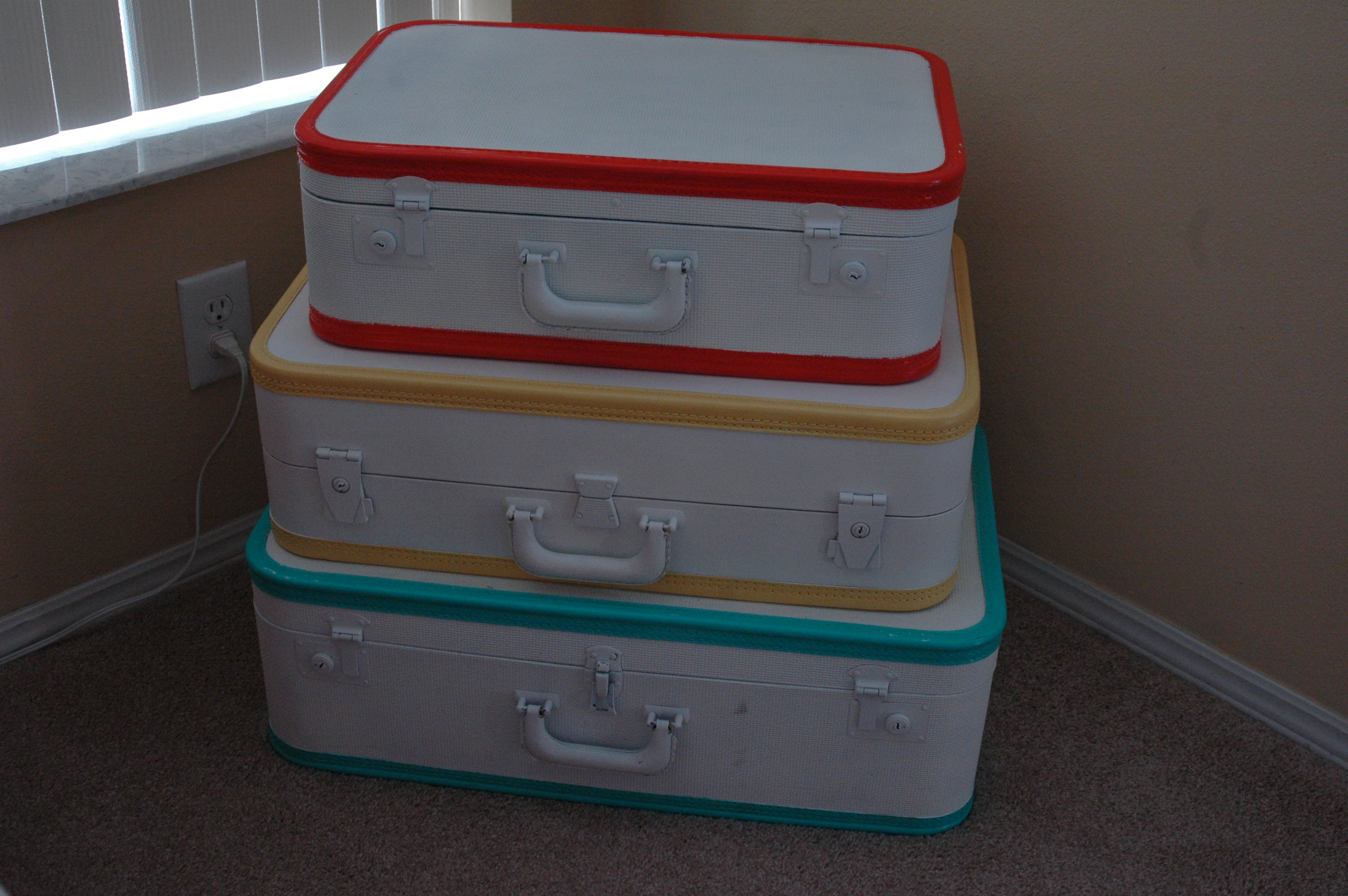 Thrifty Thursday - a new use for suitcases