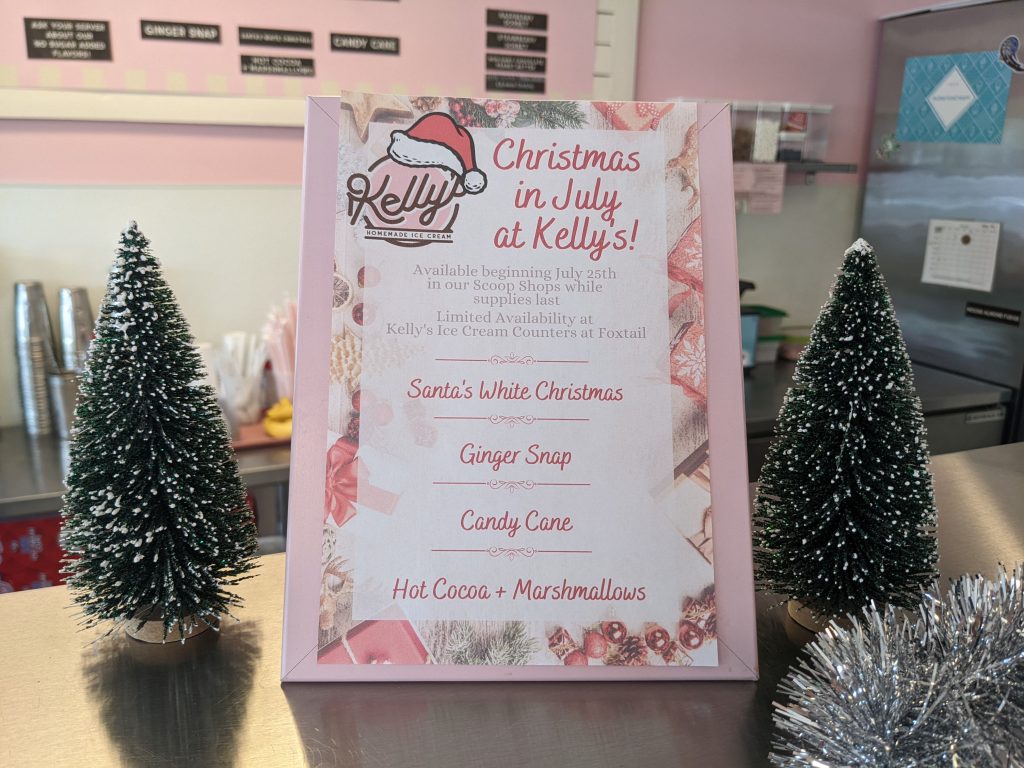 Cool Off with Kelly's Homemade Ice Cream Christmas in July
